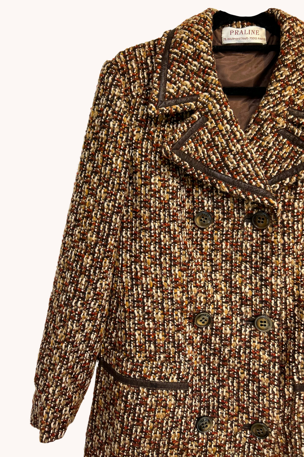 Manteau en tweed T.40