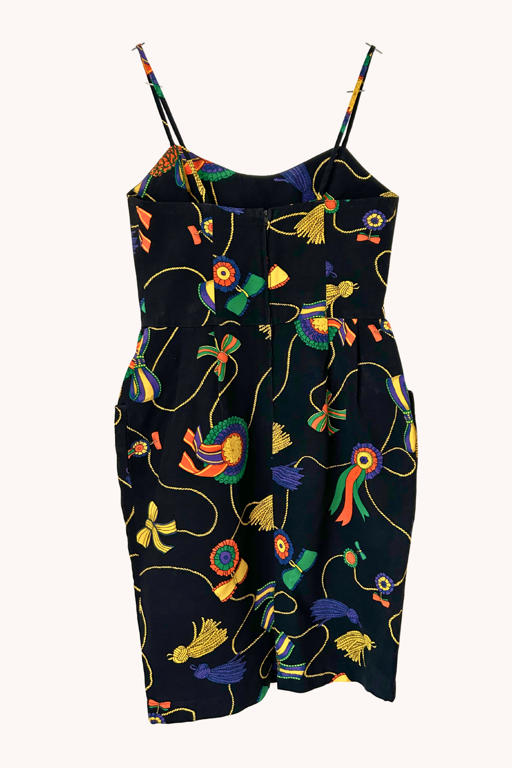 Robe imprimé pompons T.38