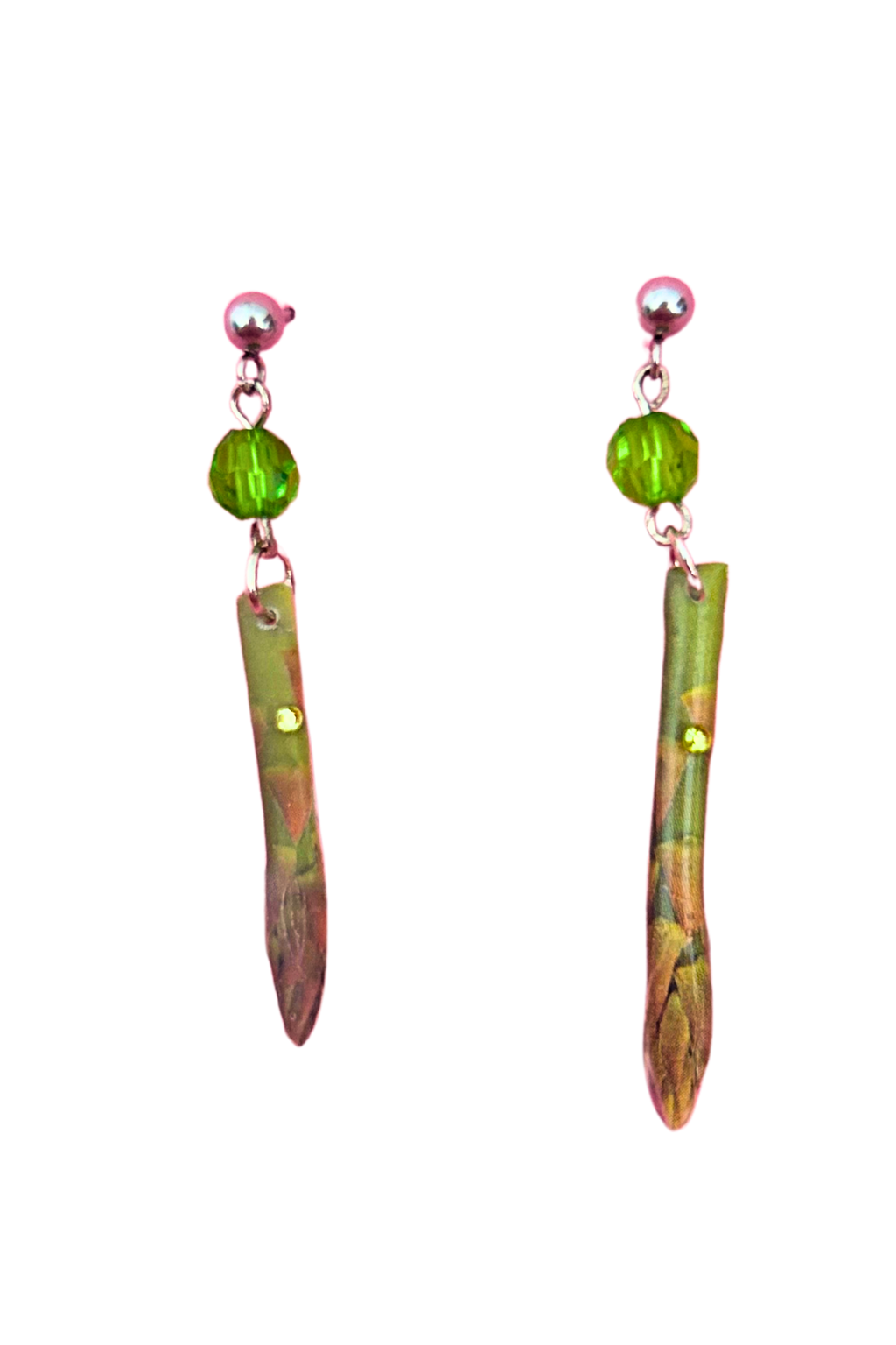 Boucles d'oreilles asperges