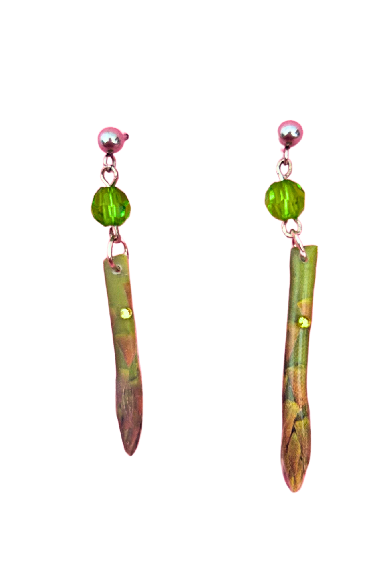 Boucles d'oreilles asperges