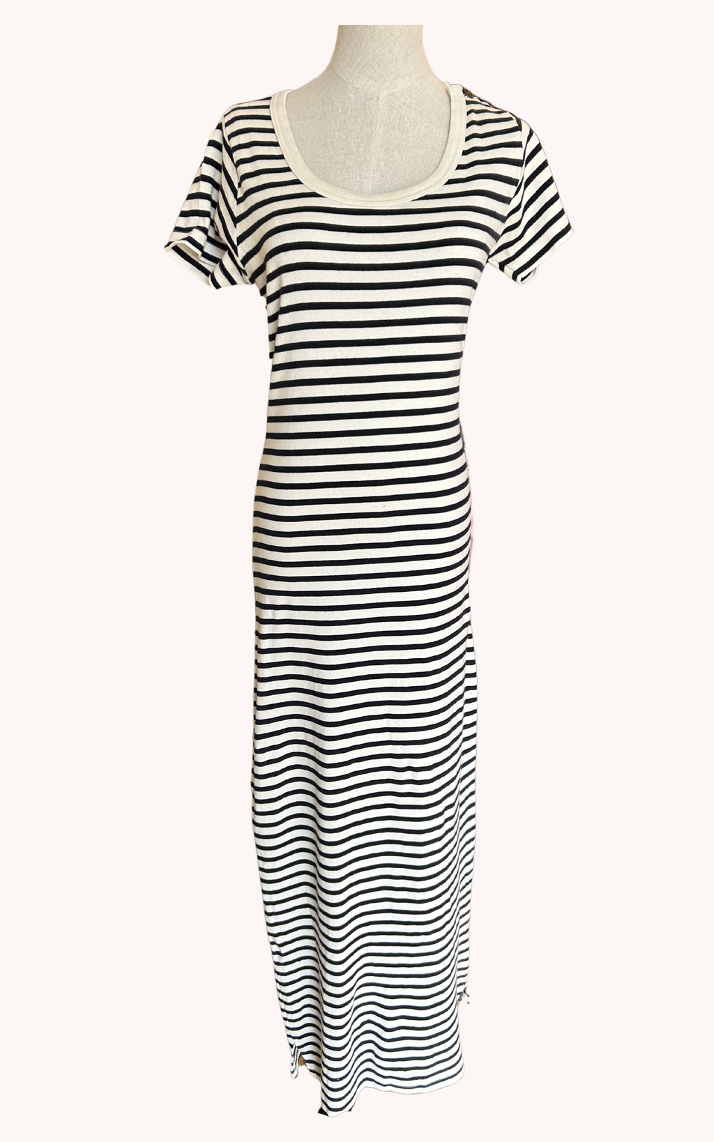 Robe longue marinière T.36/38