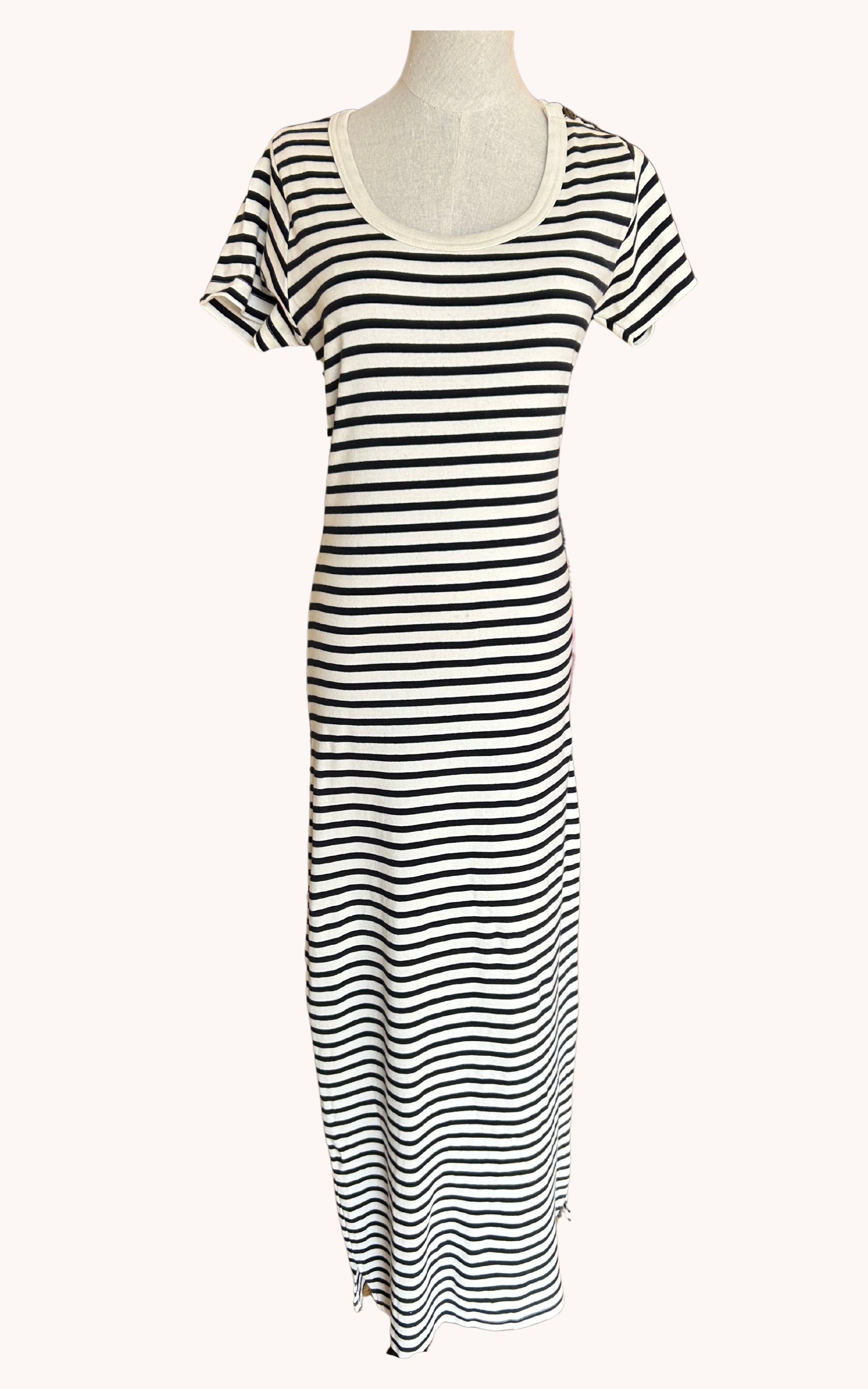 Robe longue marinière T.36/38