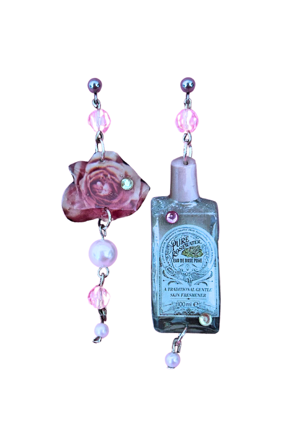 Boucles d'oreilles Eau de Rose