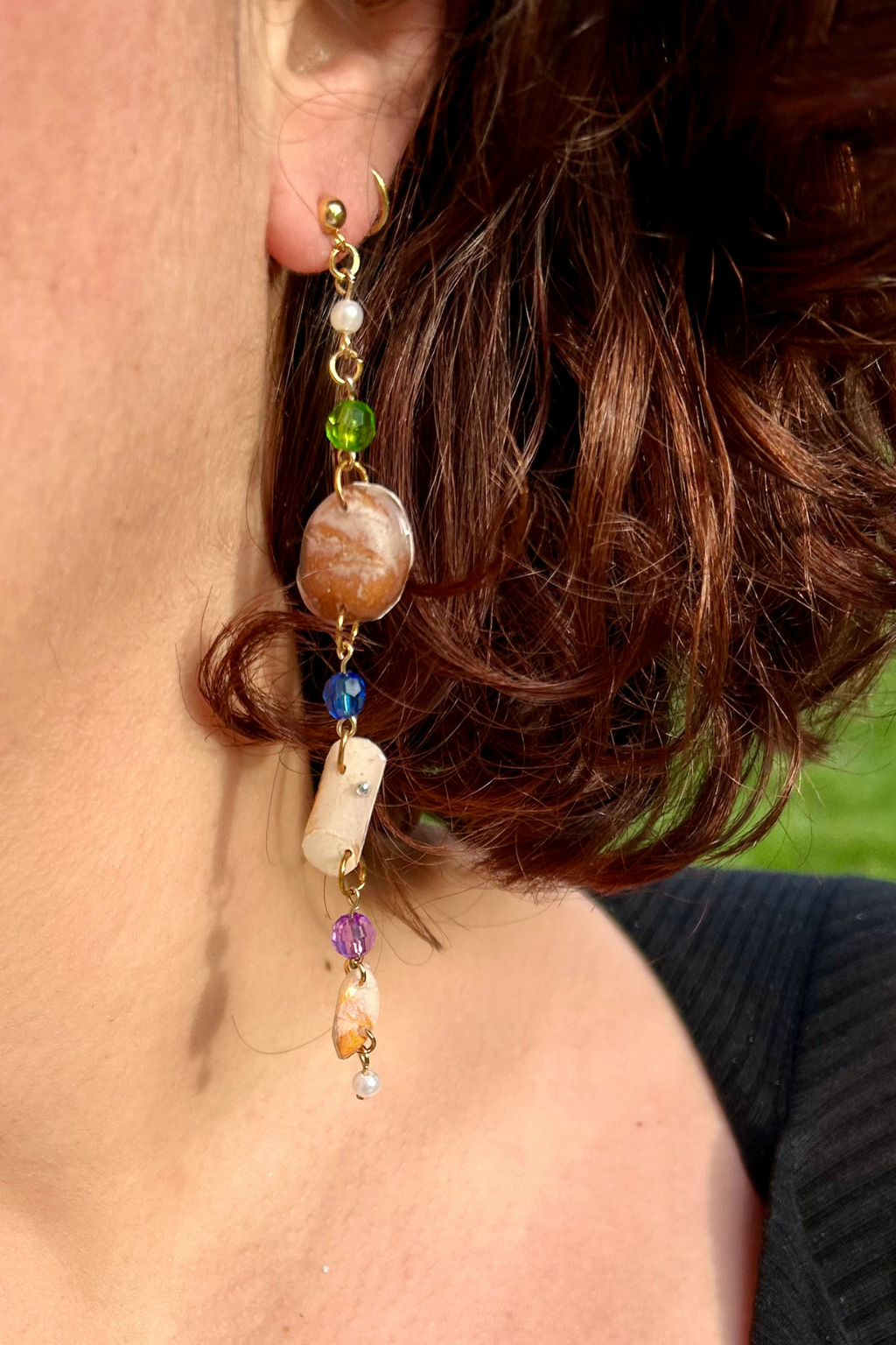 Boucles d'oreilles Plateau de Fromage