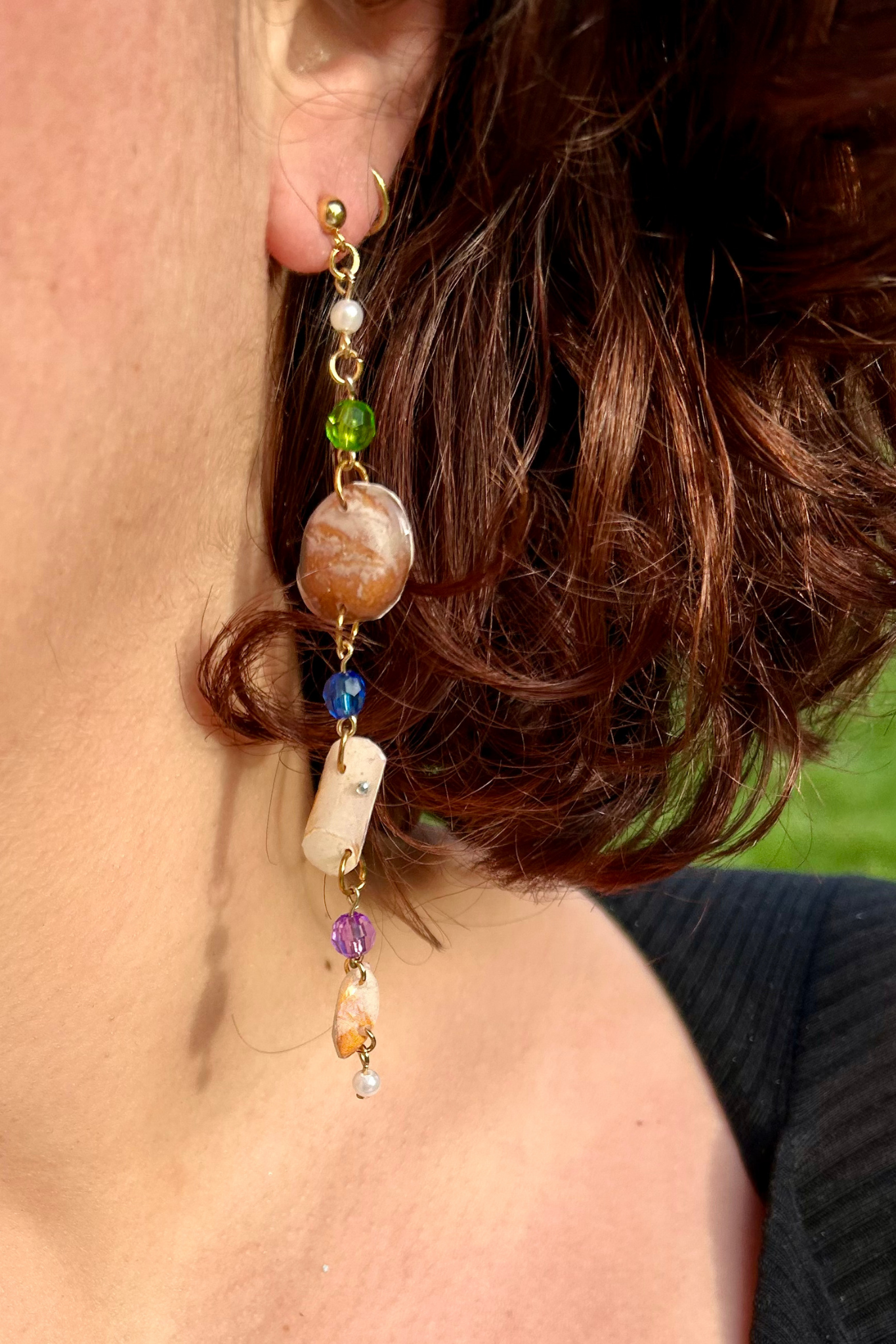 Boucles d'oreilles Plateau de Fromage