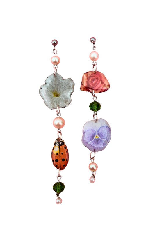 Boucles d'oreilles Jardin