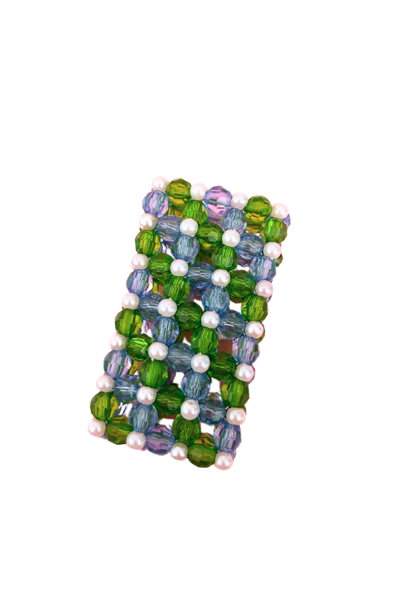Étui à briquet vert et bleu