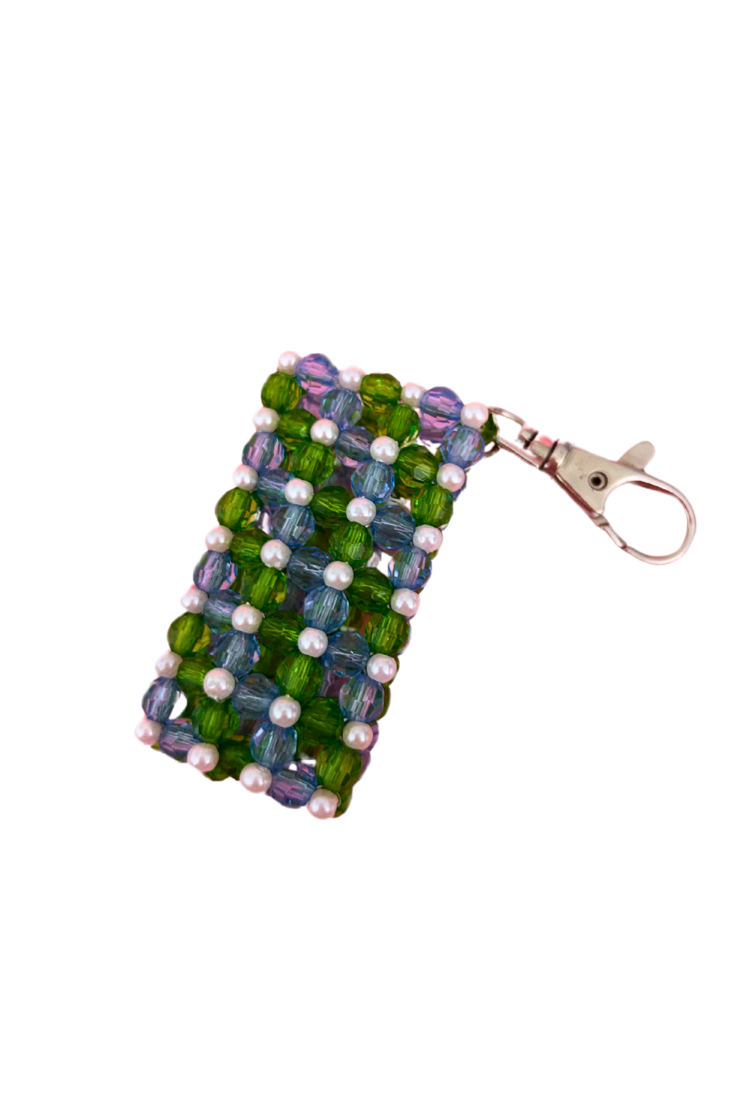 Étui à briquet vert et bleu