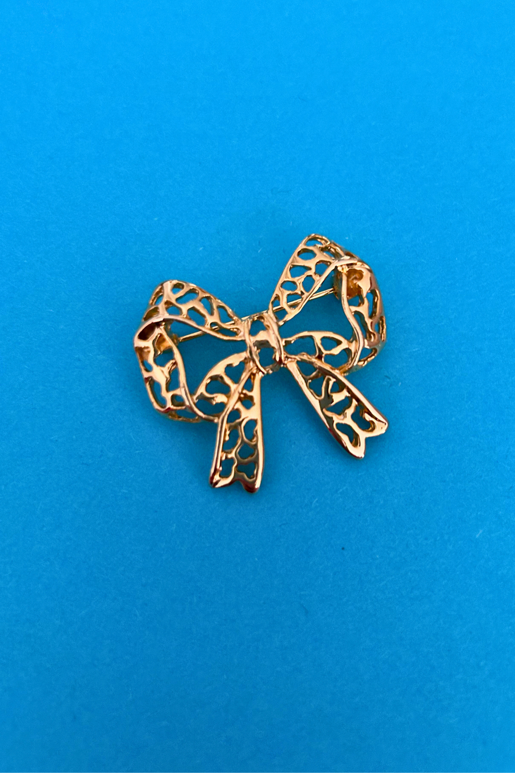 Broche noeud dentelle