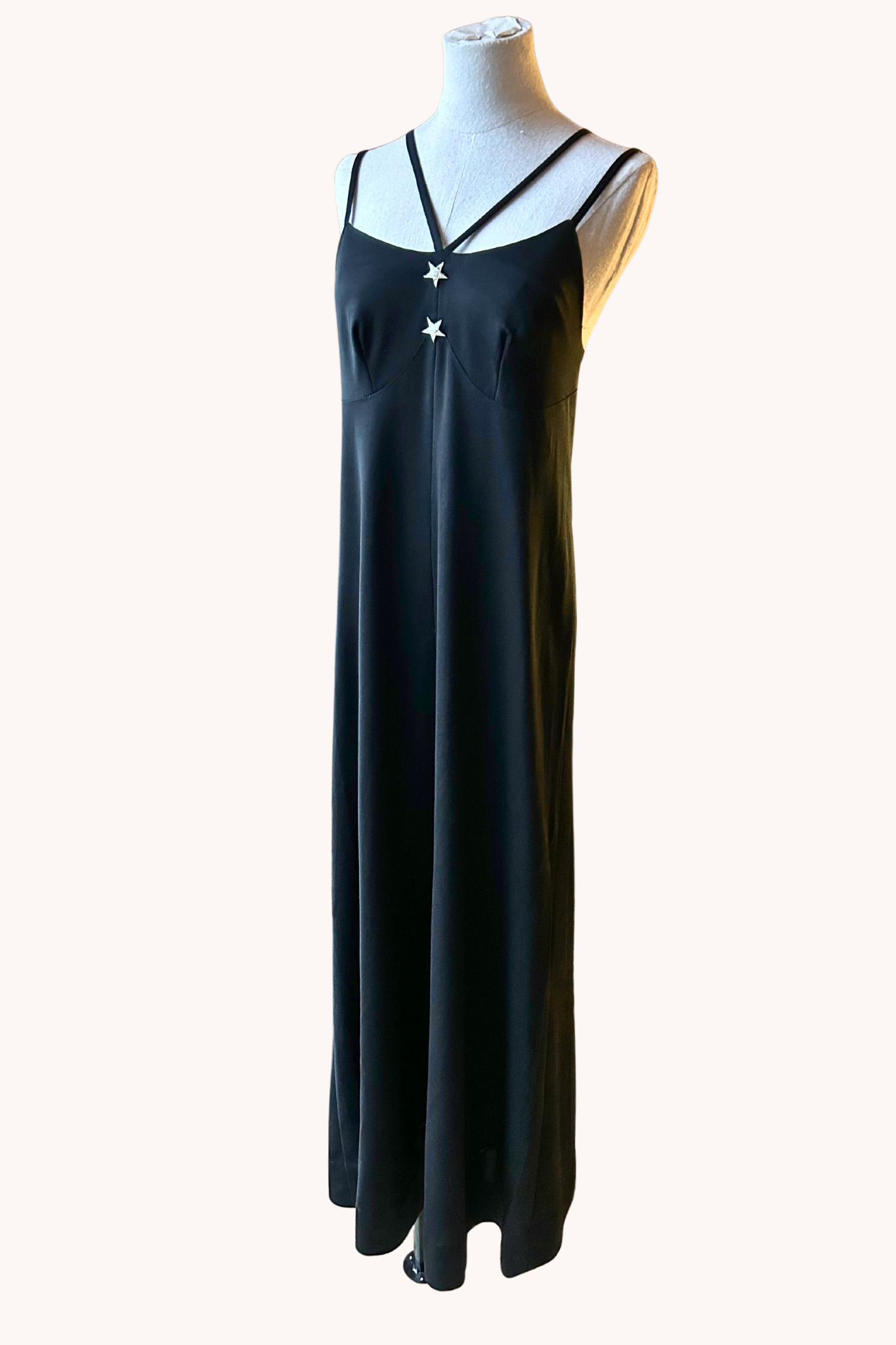 Robe longue étoiles T.36