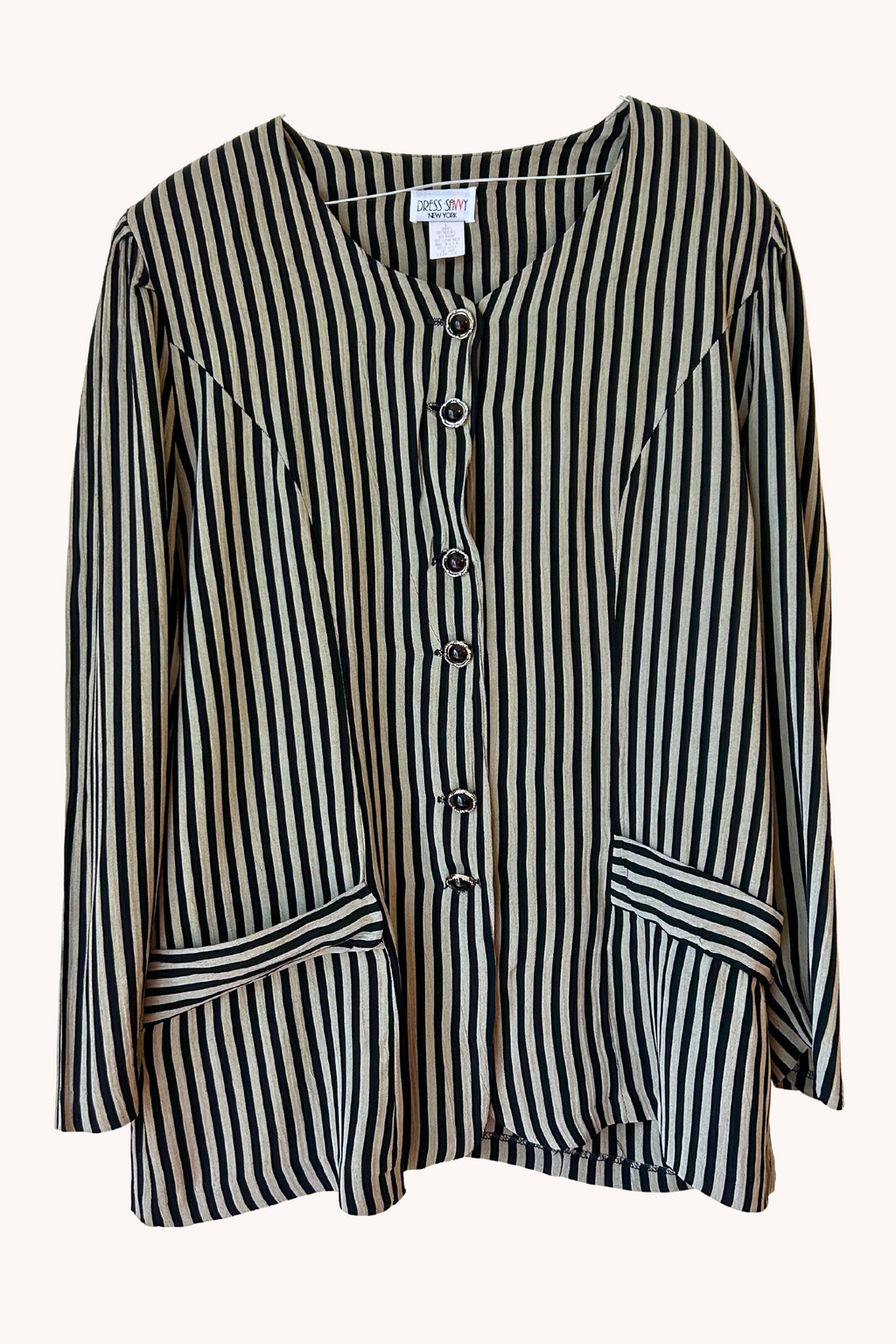 Veste rayée 90s T.42/44