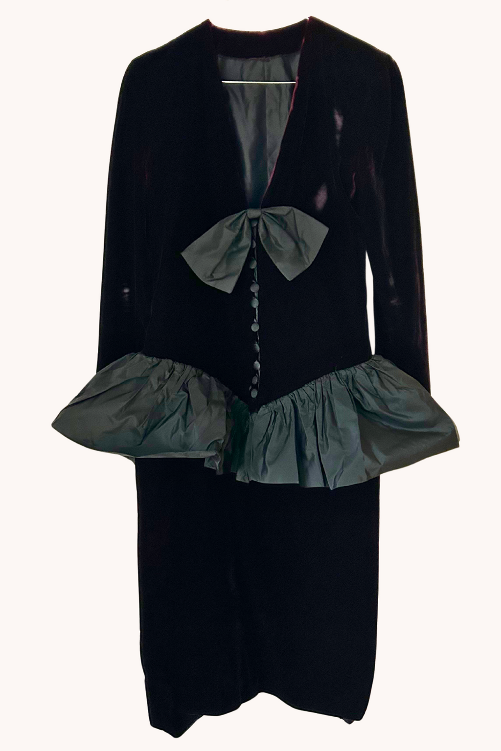 Robe de cocktail en velours T.36