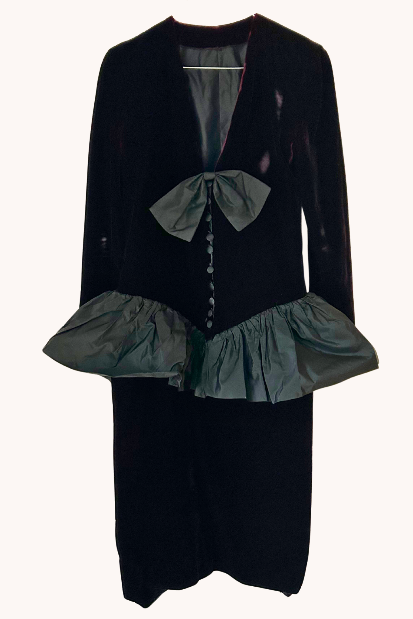 Robe de cocktail en velours T.36