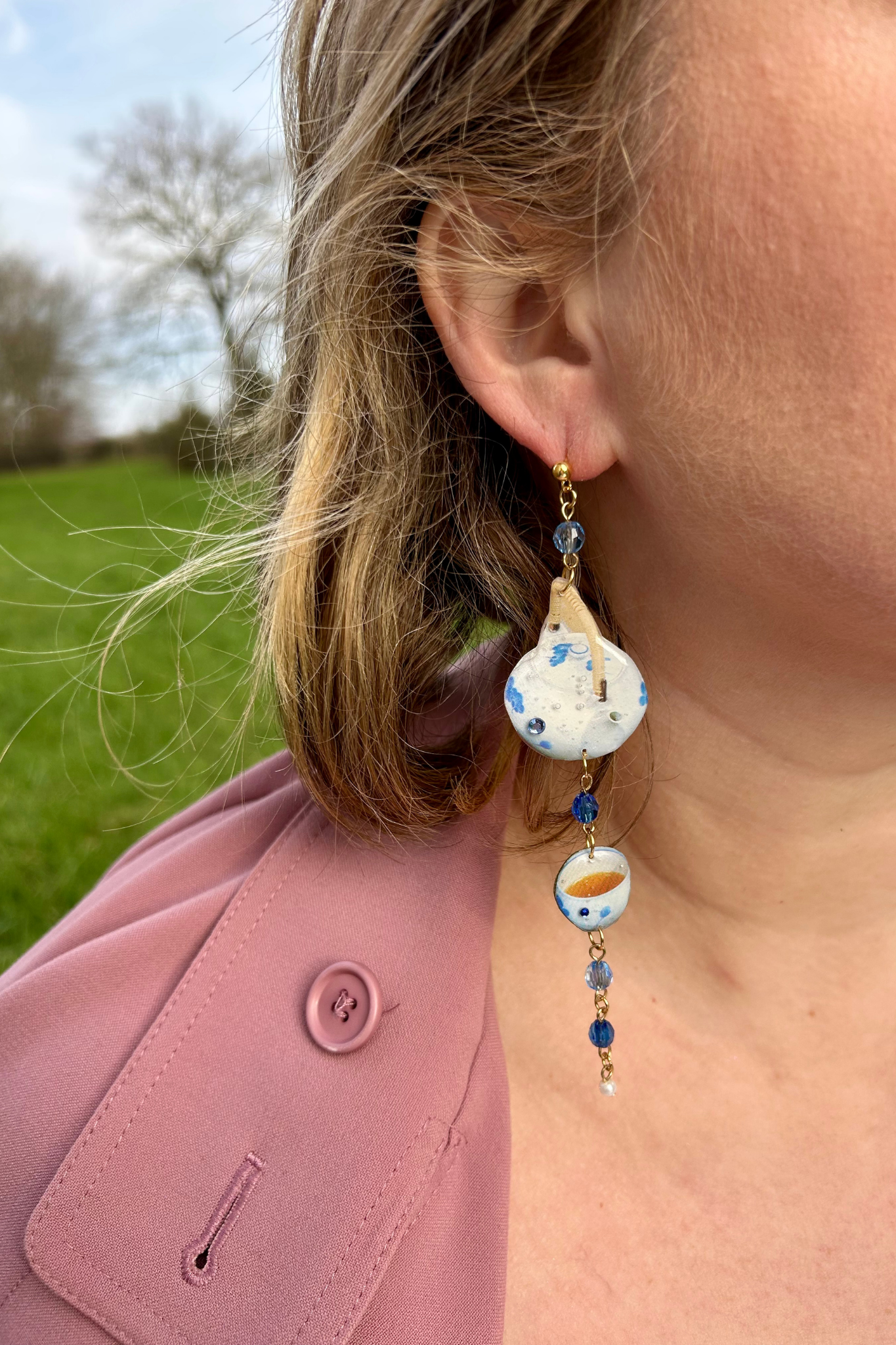 Boucles d'oreilles Tea Time