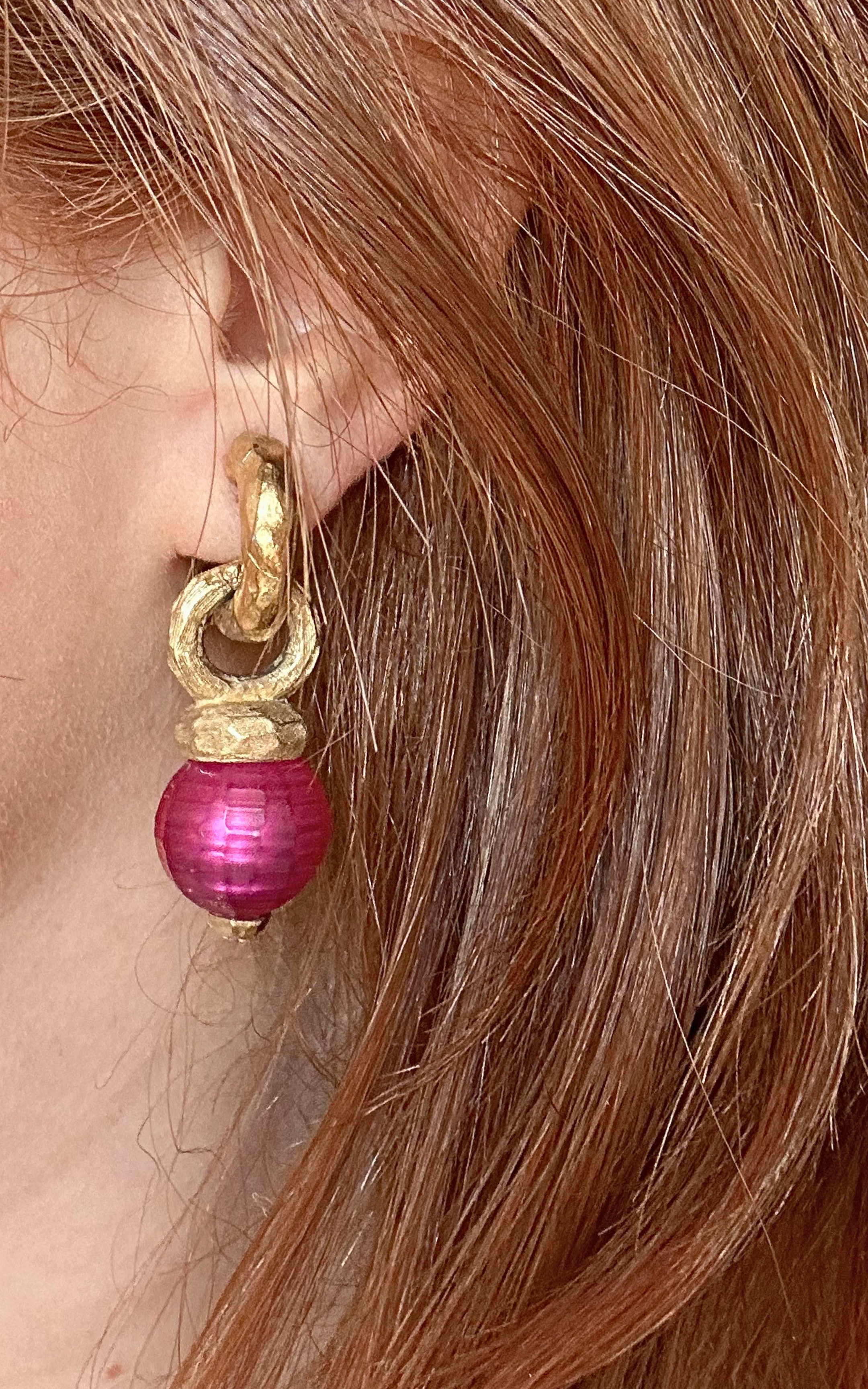 Clips Agatha fushia modulables