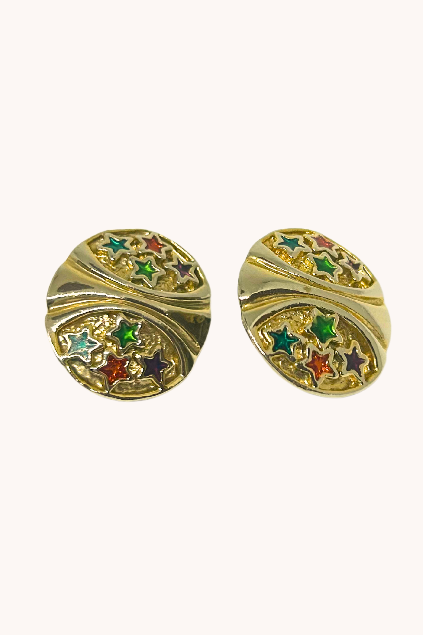 Clips étoiles multicolores