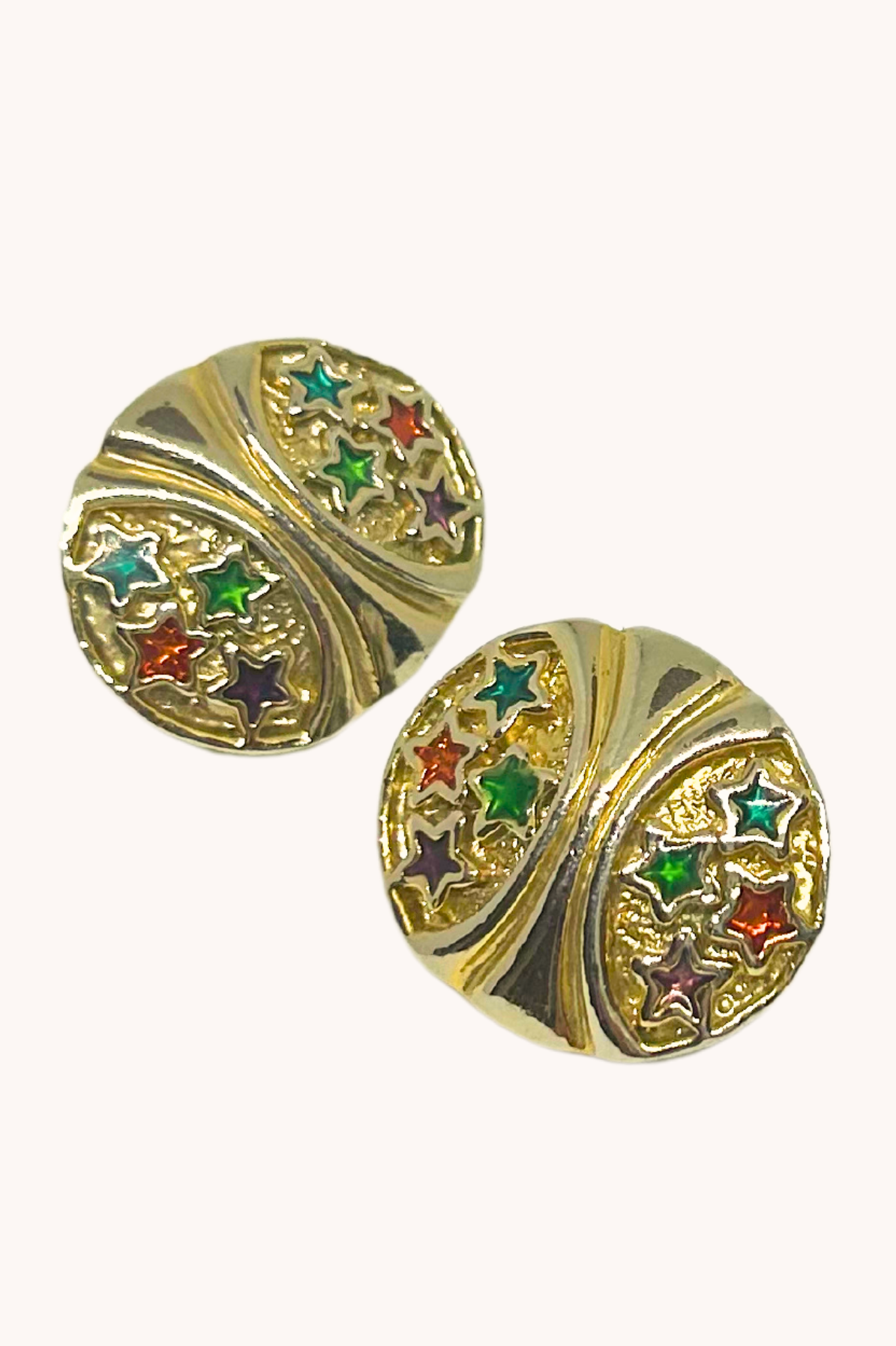 Clips étoiles multicolores