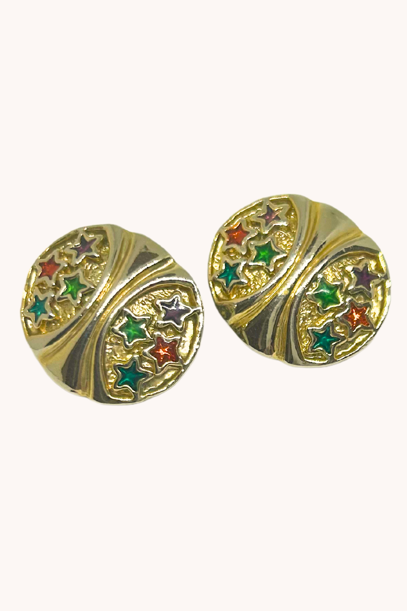 Clips étoiles multicolores