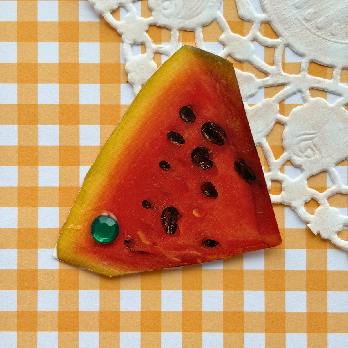Magnet Tranche de Pastèque