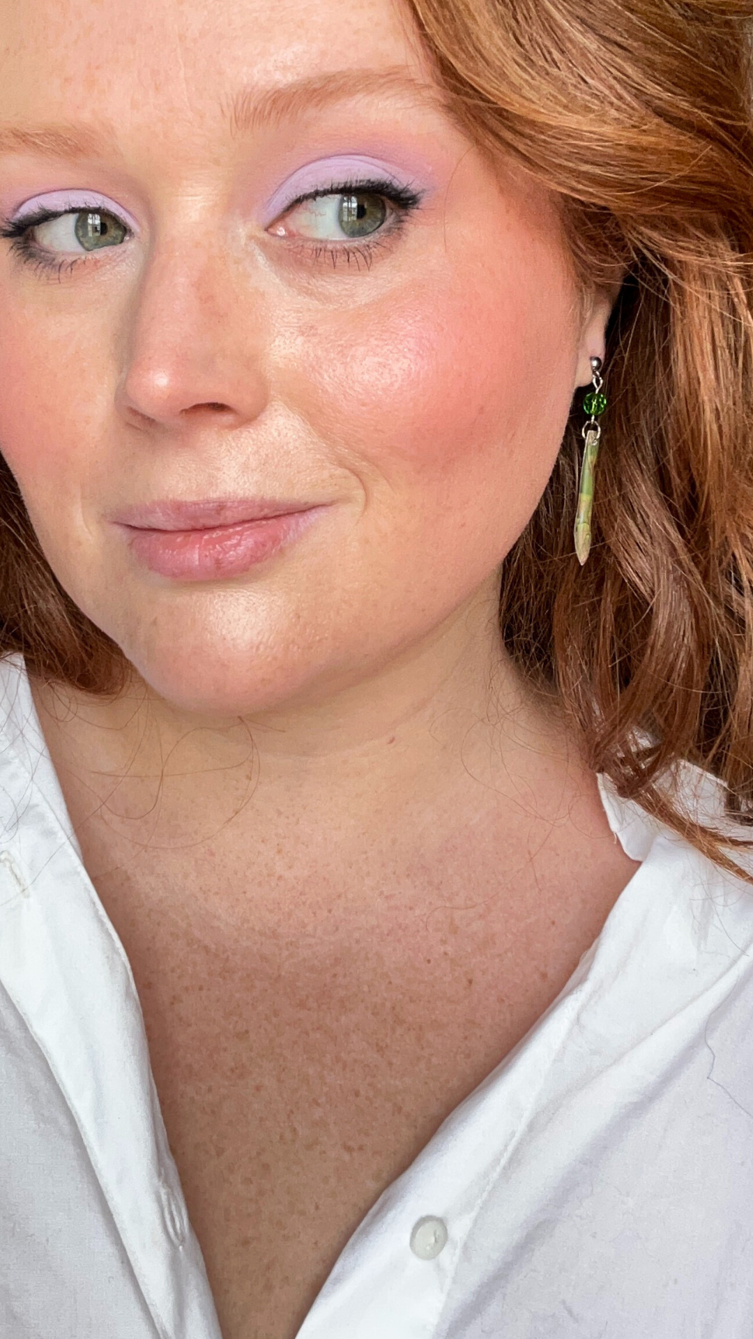 Boucles d'oreilles asperges