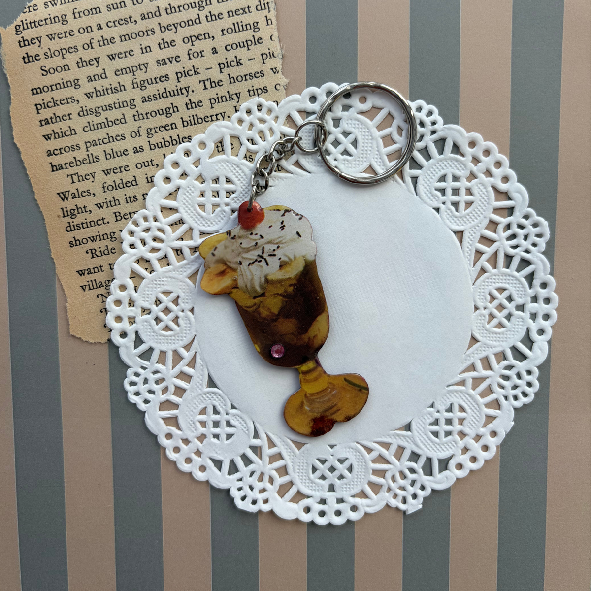 Porte clé Sundae