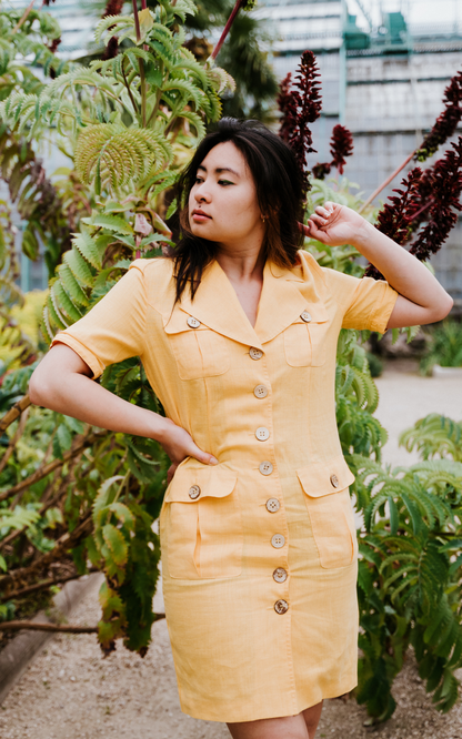 Robe jaune T.38