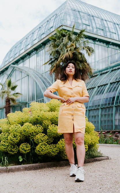 Robe jaune T.38