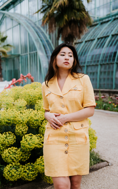 Robe jaune T.38