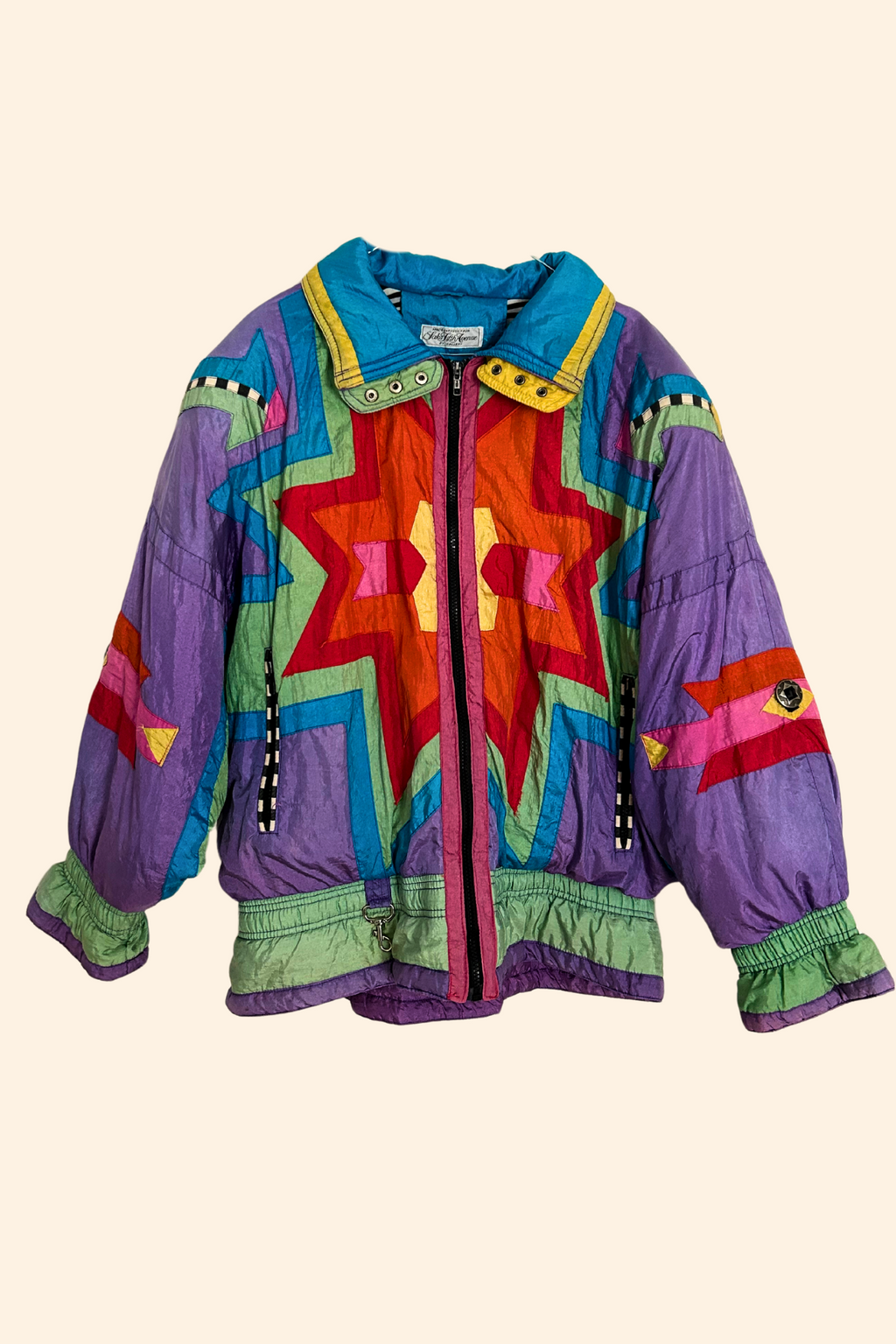 Blouson vintage multicolore Taille M/L