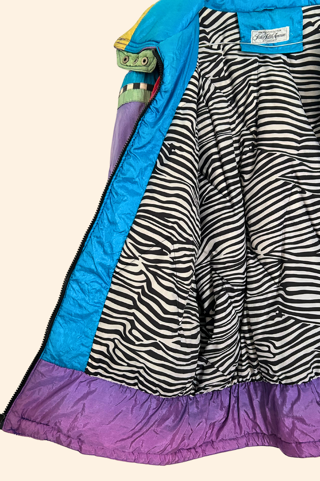 Blouson vintage multicolore Taille M/L