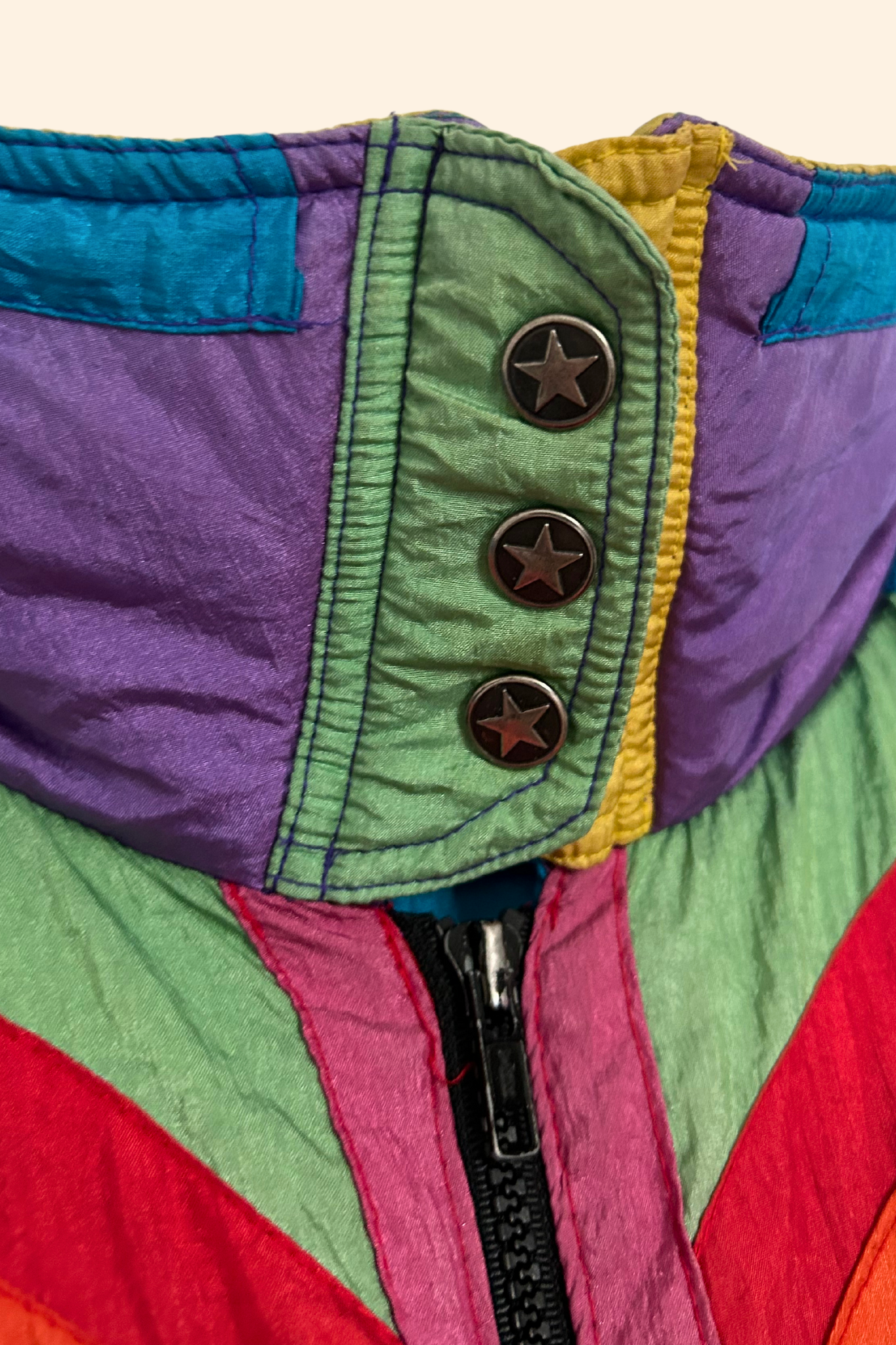 Blouson vintage multicolore Taille M/L