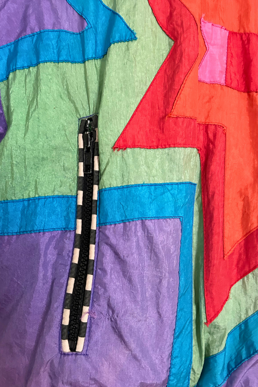 Blouson vintage multicolore Taille M/L